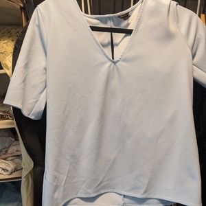 Ann Taylor US 4 / XS powder blue blouse